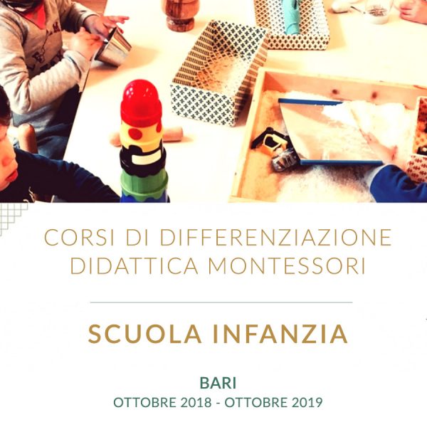 Corso di differenzazione didattica per docenti della Scuola dell'Infanzia - Bari