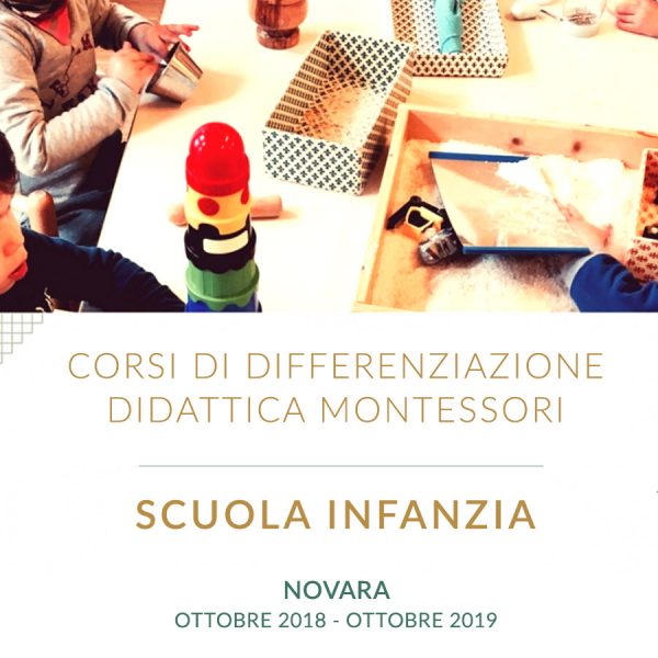 Corso di differenzazione didattica per docenti della Scuola dell'Infanzia - Novara
