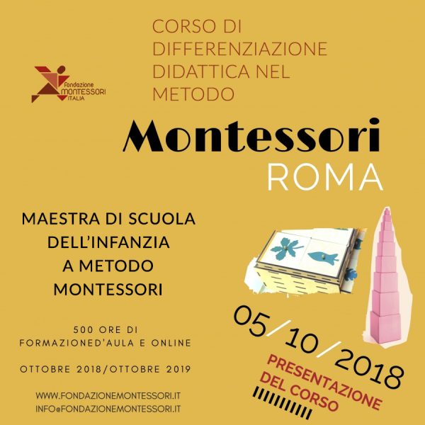 Corso di differenzazione didattica per docenti della Scuola dell'Infanzia - Roma
