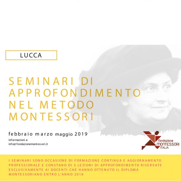 Seminari di approfondimento sul metodo Montessori – Lucca
