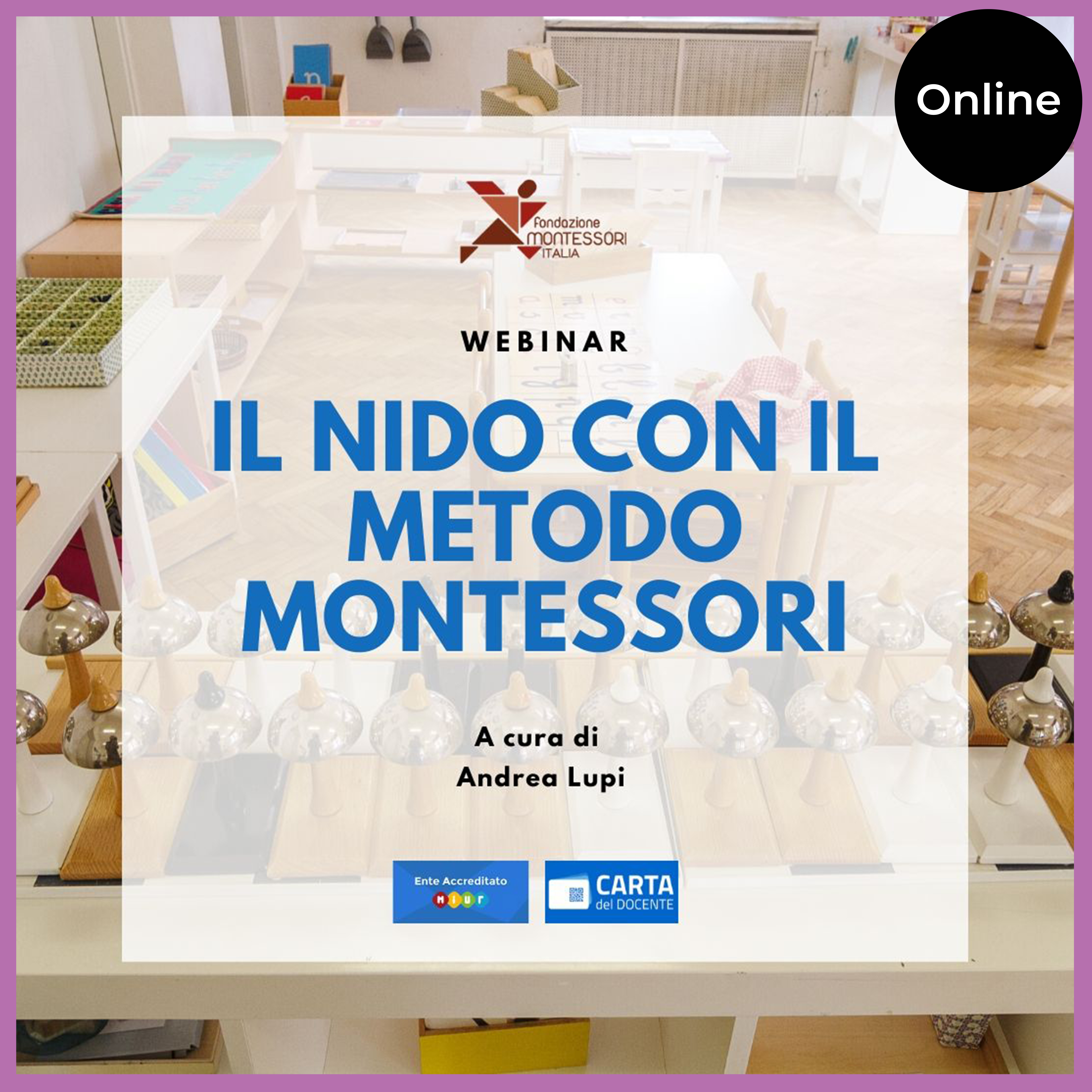 Il nido con il metodo Montessori