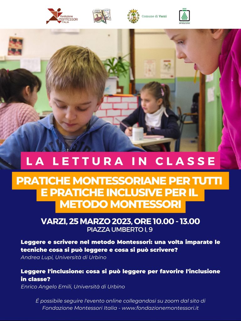 La lettura in classe, pratiche montessoriane per tutti e pratiche inclusive per il metodo montessori